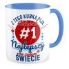 kubek CHŁOPAK #1 niebieski